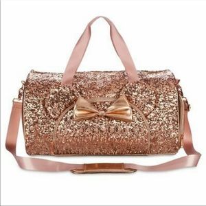 NWT Loungefly disney Rose Gold Sequined bag